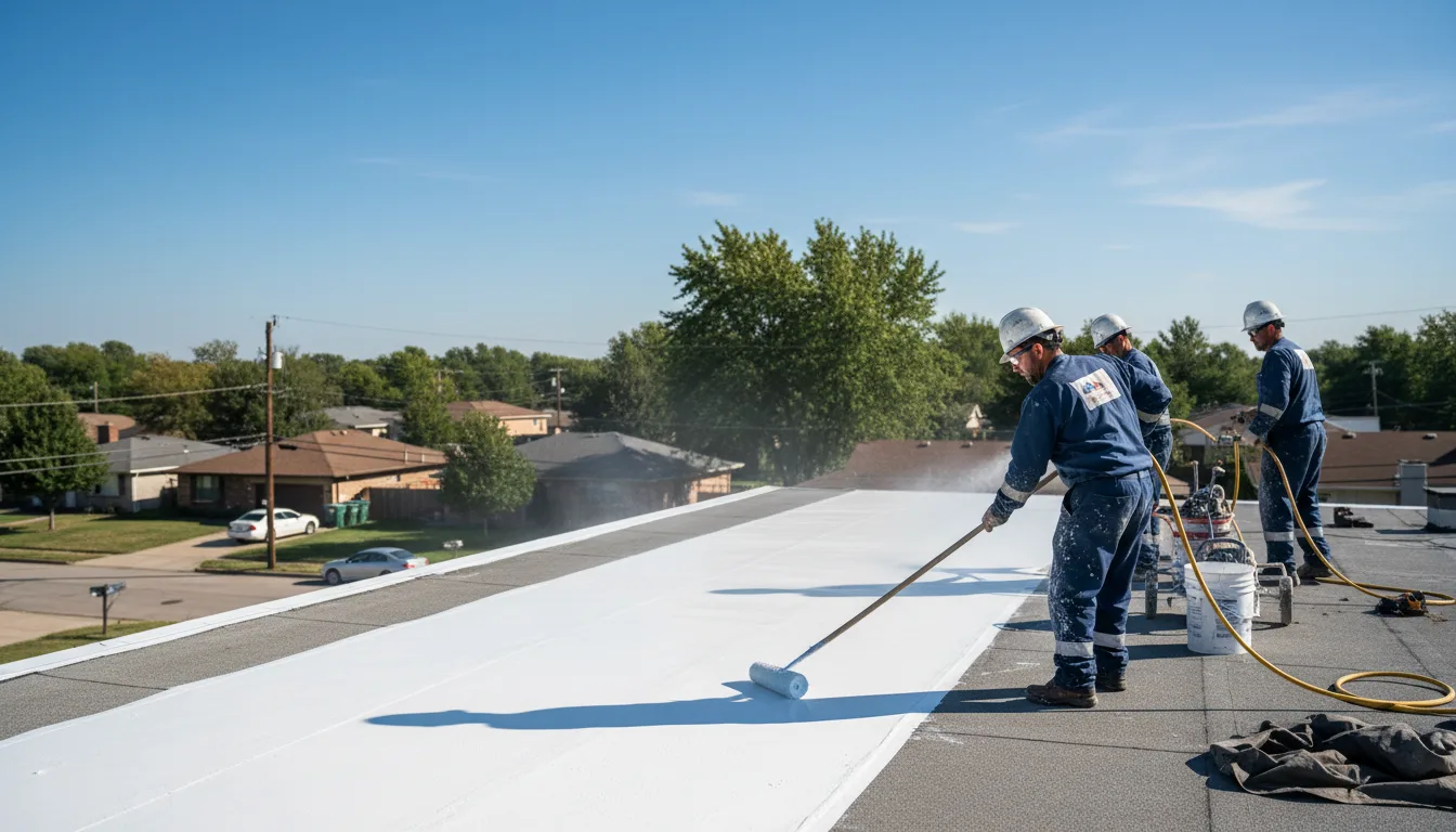 Commercial roof coating in Hobbs, IN near me